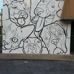 Vidor Animal Shelter Mural