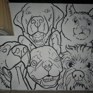 Vidor Animal Shelter Mural