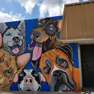 Vidor Animal Shelter Mural