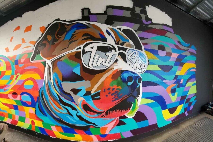 The Tint Shop Mural